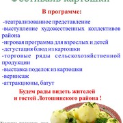 Фестиваль картошки